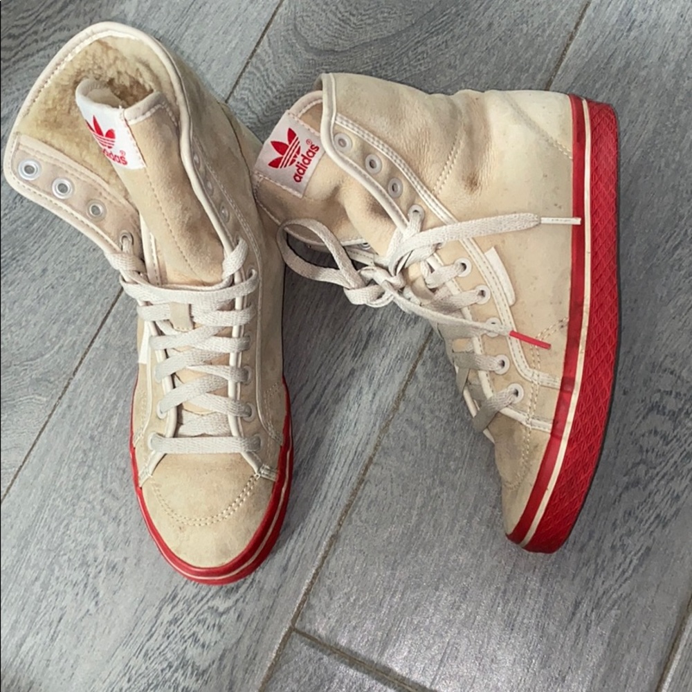 Rare Adidas high top sneakers women’s size 6.5